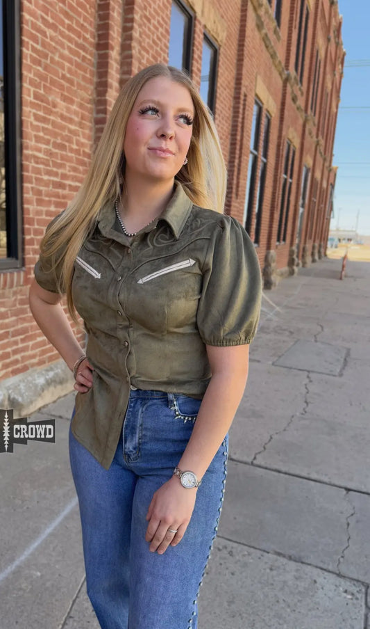 Olive- Calaboose Top