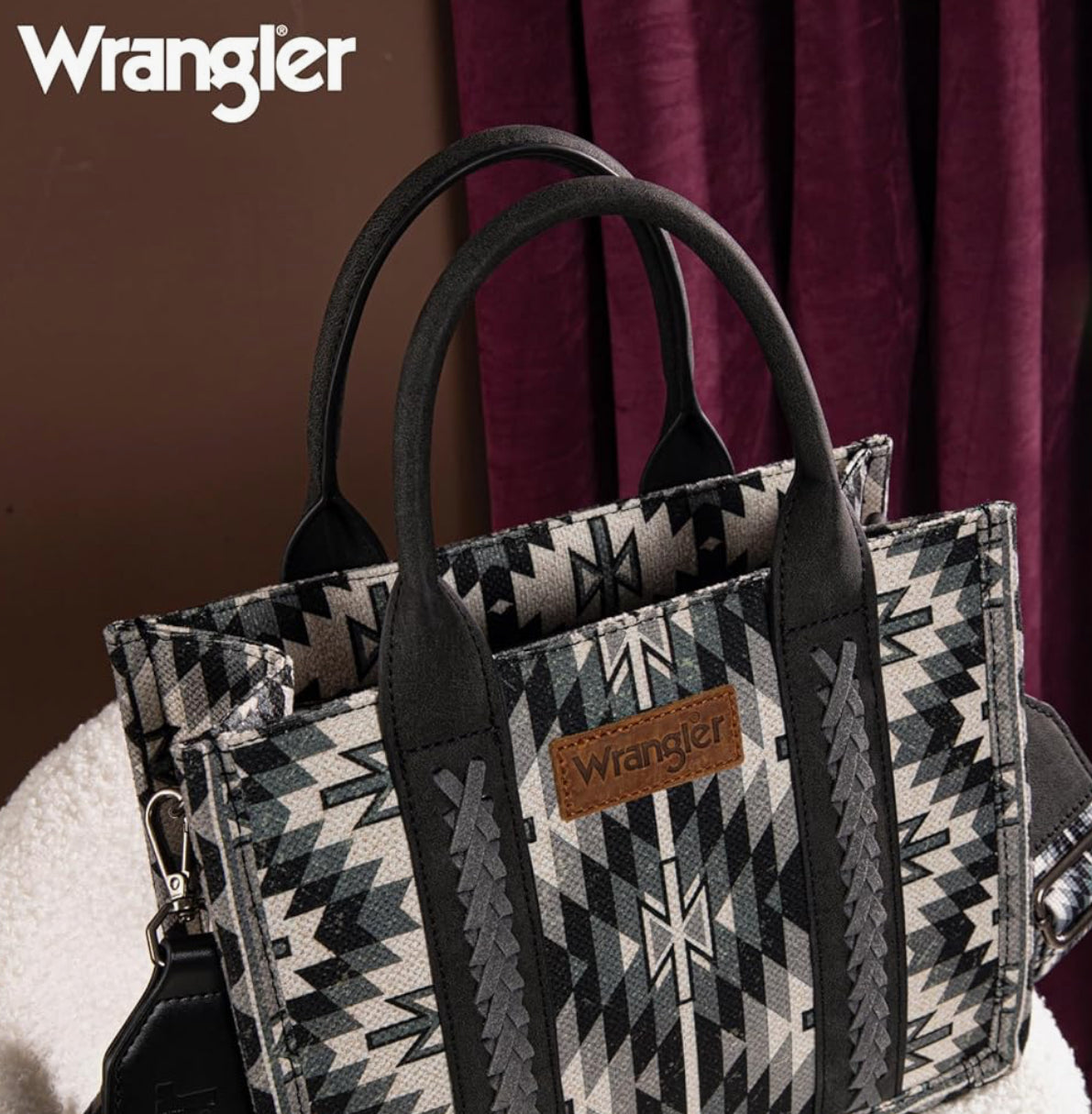 Wrangler Tote Bag for Women
Boho Aztec Shoulder Purse