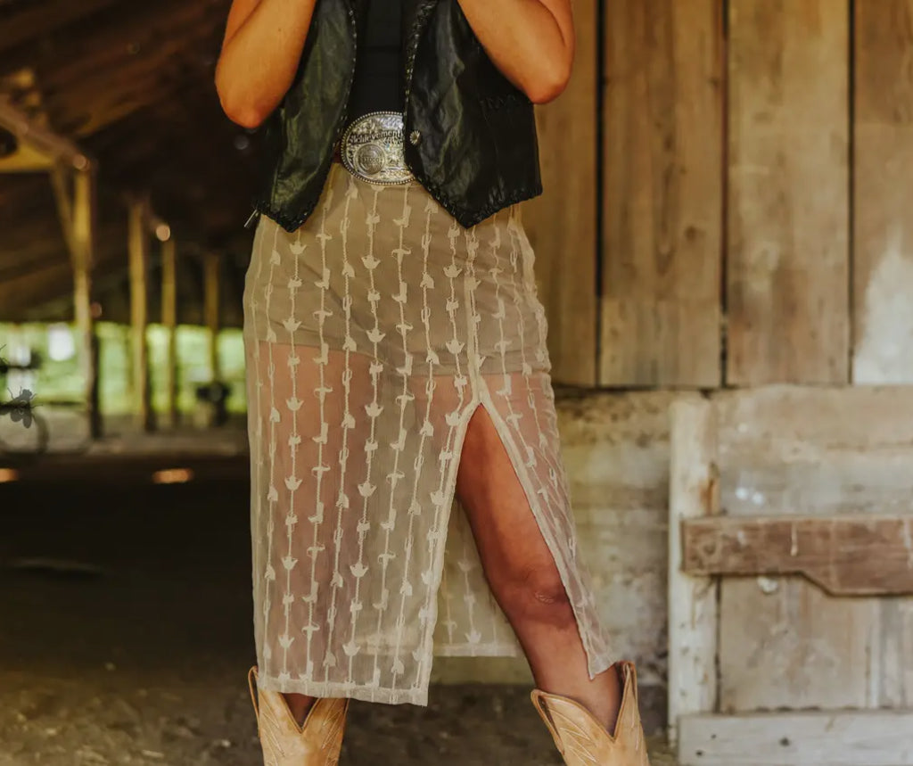 Southern Draw Skirt *Bone