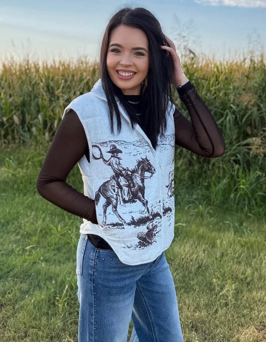 COWBOY CANVAS VEST