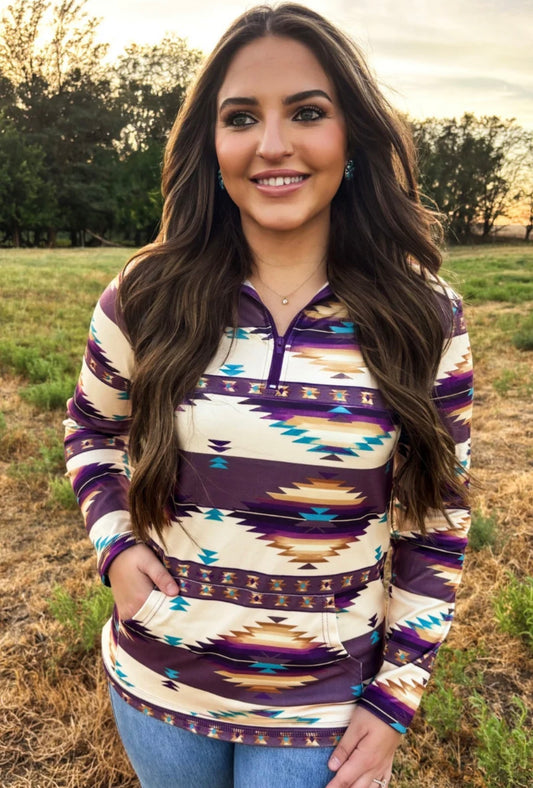 DUSTY VIOLET PULLOVER