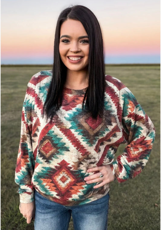 COUNTRY RUST PULLOVER