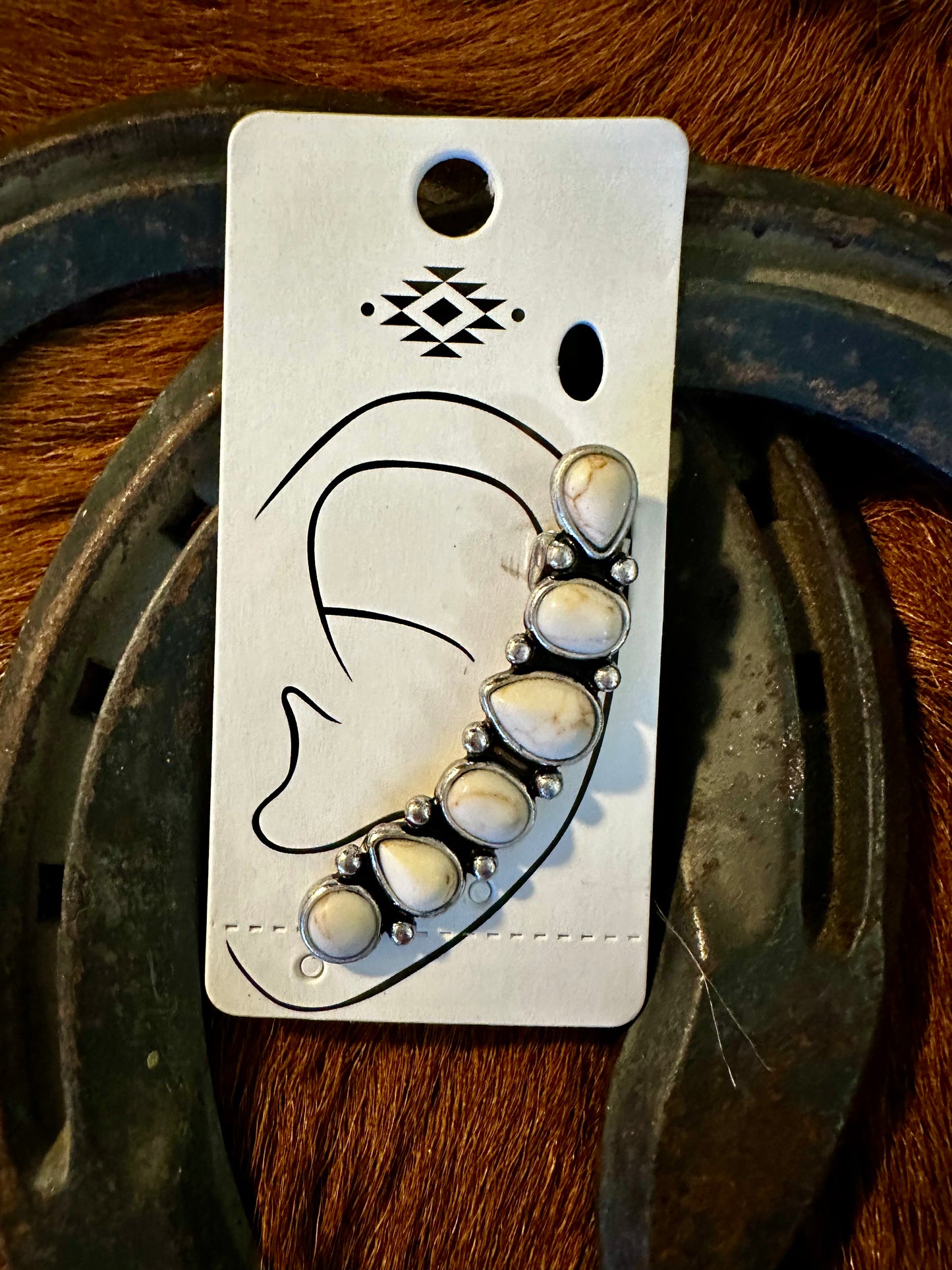 White buffalo stone ear climber