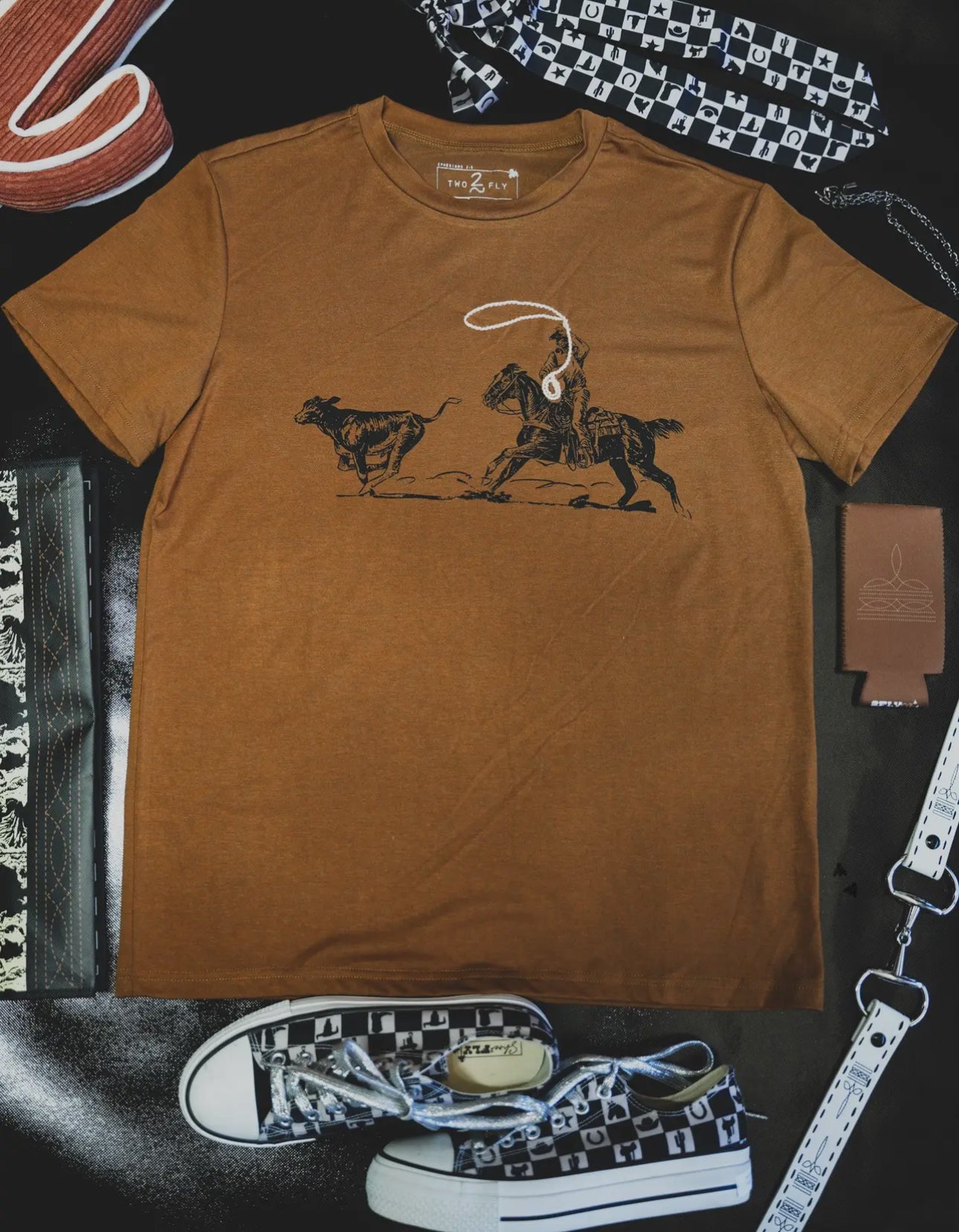 Ridin N Ropin Tee