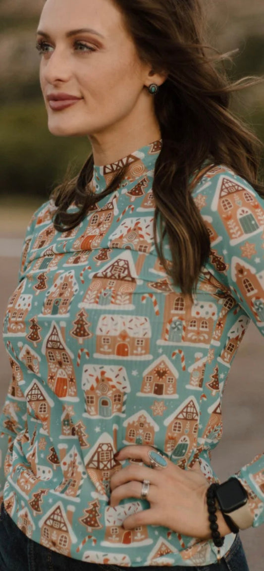 WRANGLER'S WONDERLAND MESH TOP