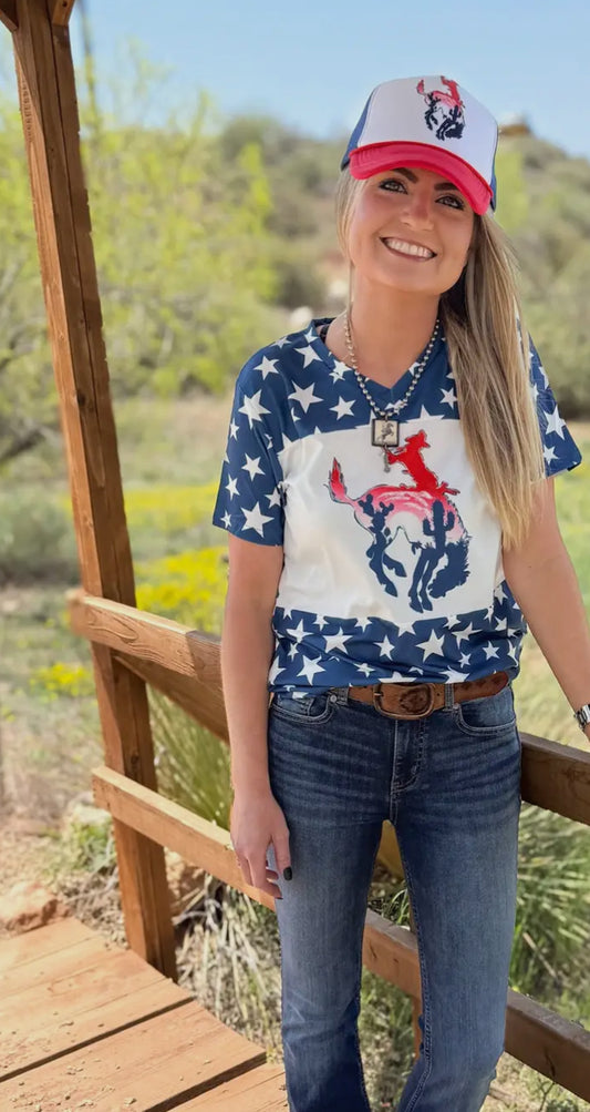 Americana Bronc Tee