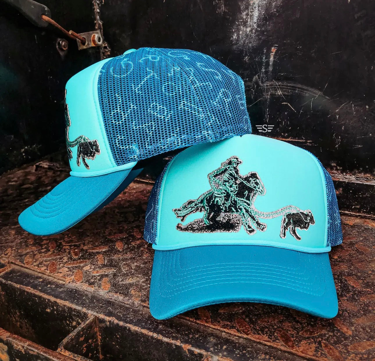 Breakaway Roper Printed Mesh
Trucker Cap (with pony tail hole)