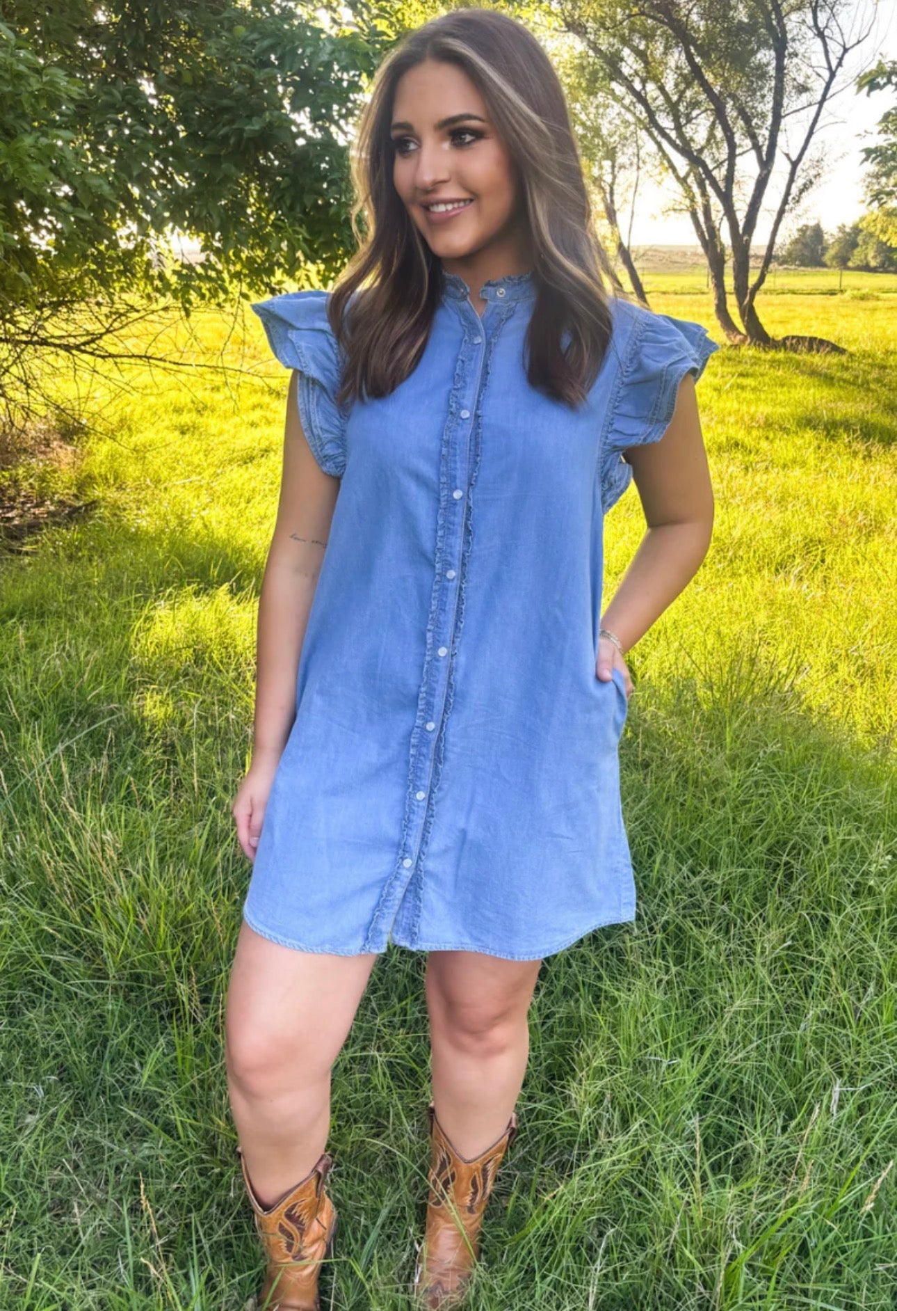 DENIM DAYS DRESS