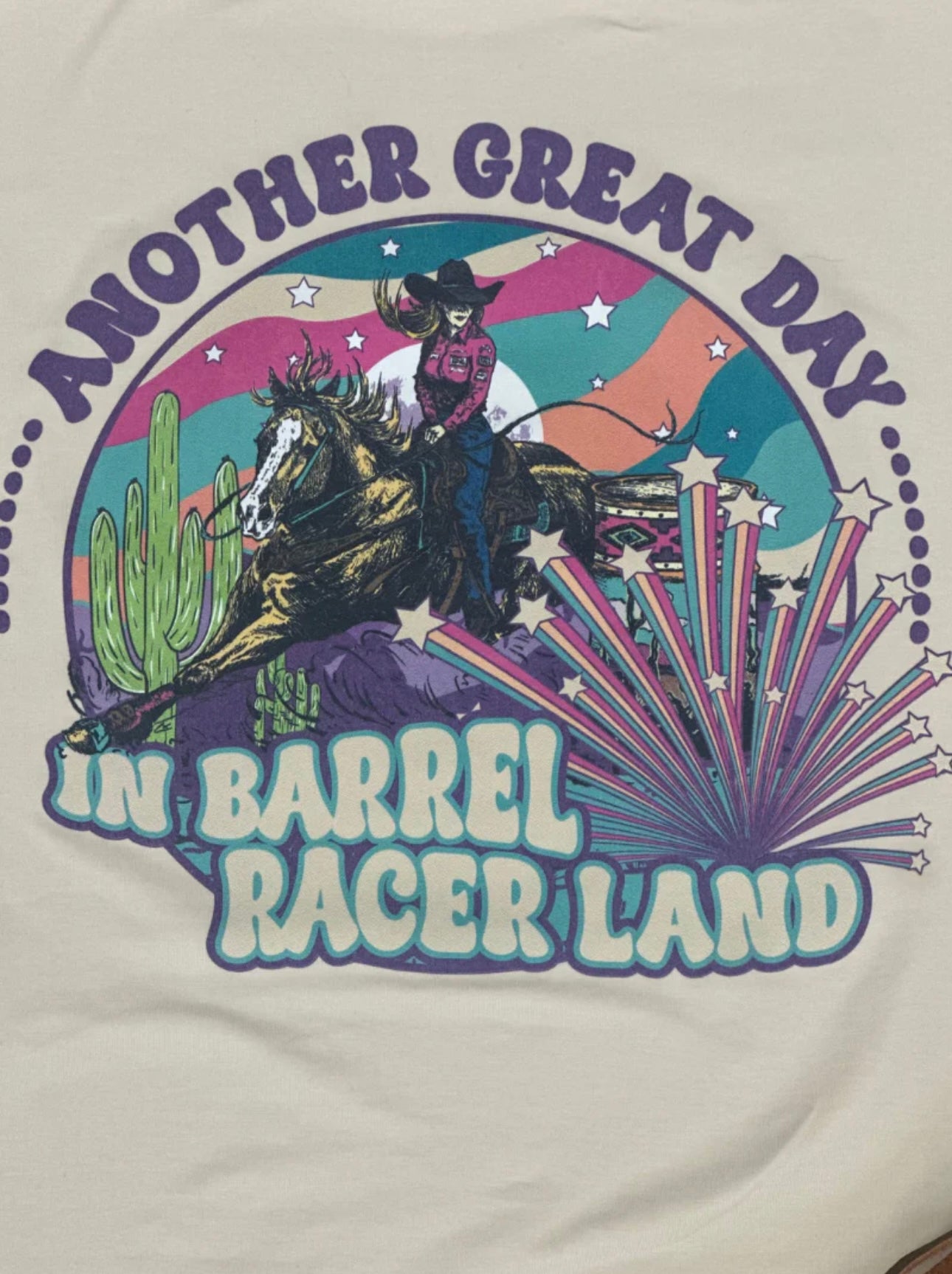 BARREL RACER LAND RINGER TEE