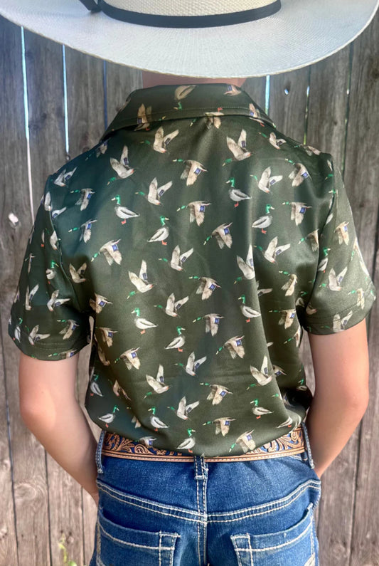 FLEE THE FLOCK KIDS POLO