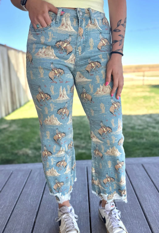 COWBOY CANYON JEANS. ** you may want to size down due to stretch **