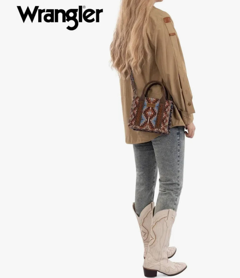 Montana West Wrangler Tote Bag for Women Boho Aztec.