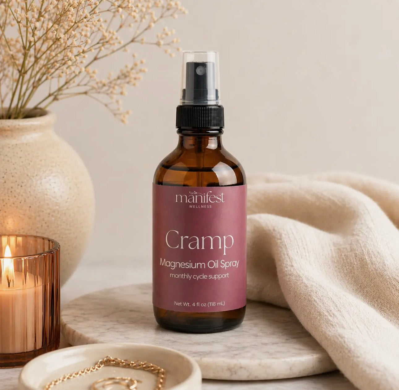 Magnesium Cramp Spray For Monthly Comfort