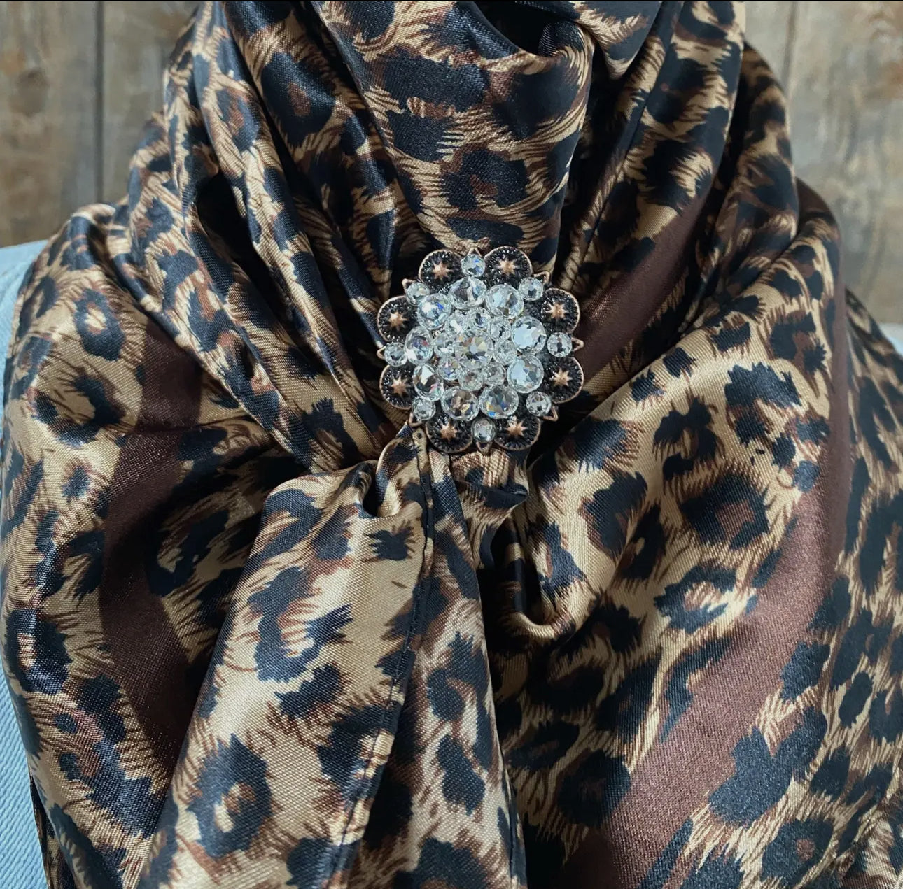 Copper Clear Crystal Slide (we also have this wild rag available)