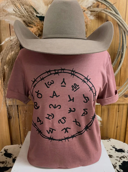 Cattle Brands Western Graphic T-Shirt