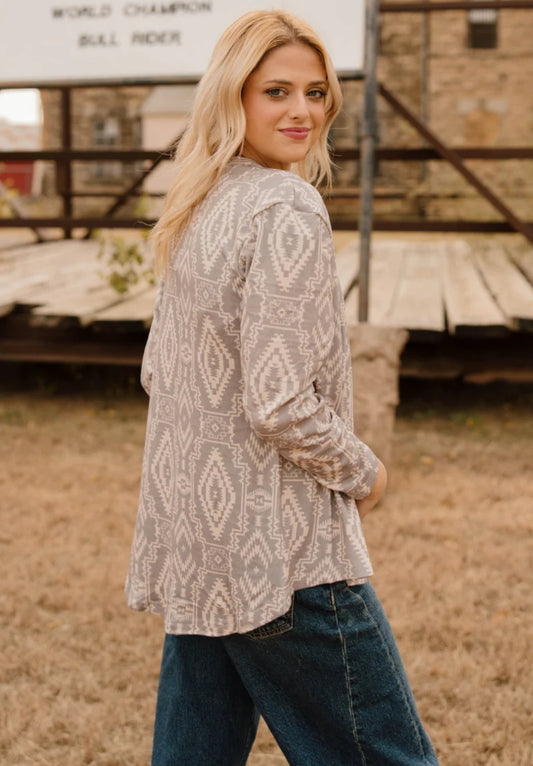 SMOKE OVER SAND CARDIGAN