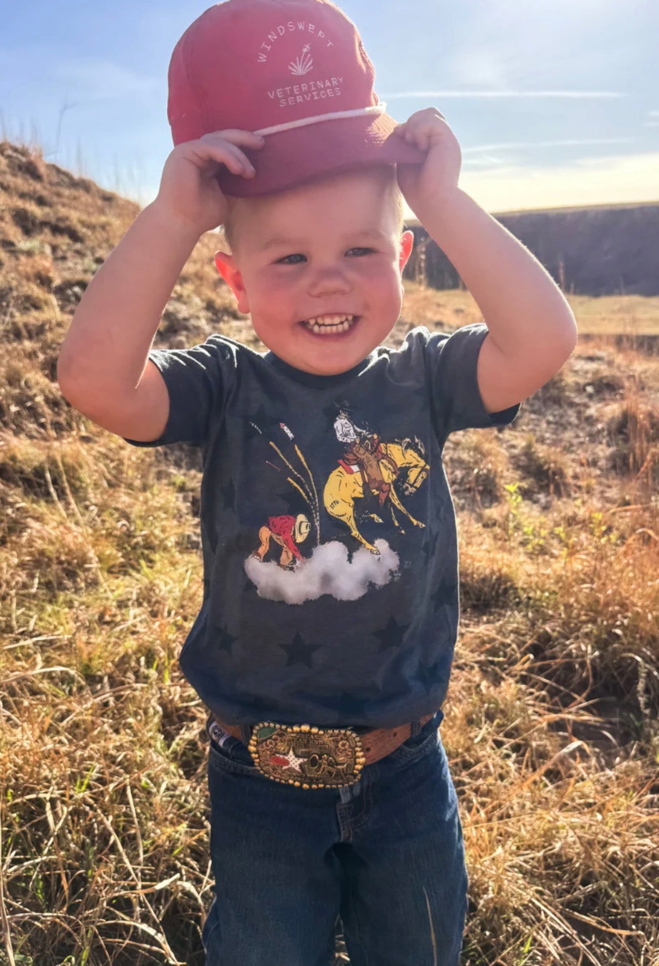 BOLD STRIPES AND BRIGHT STARS KIDS TEE