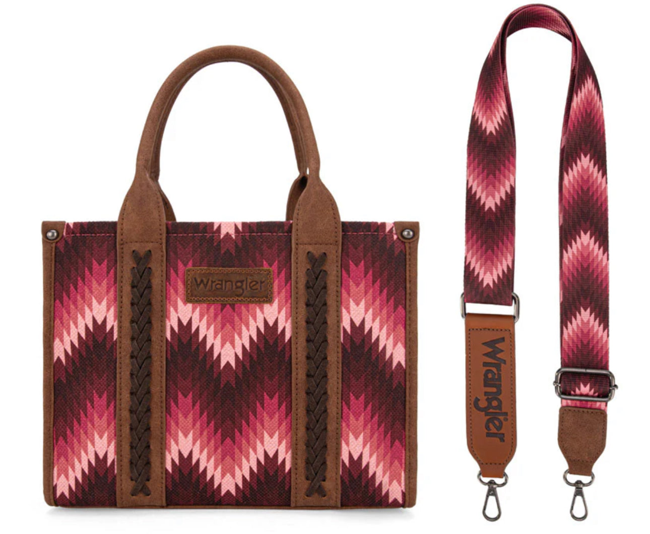 Montana West X Wrangler Tote Bag for Women Boho Aztec Shoulder Purse Top Handle Satchel Handbag.