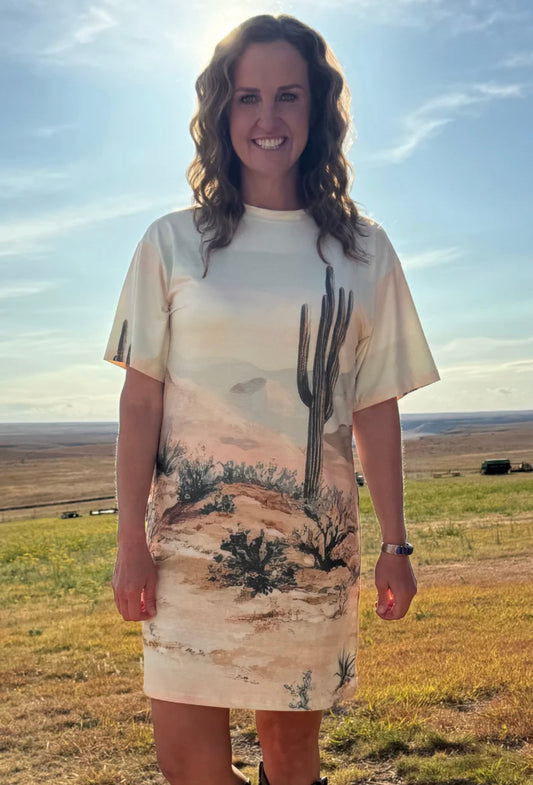CANYON SANDS T-SHIRT DRESS