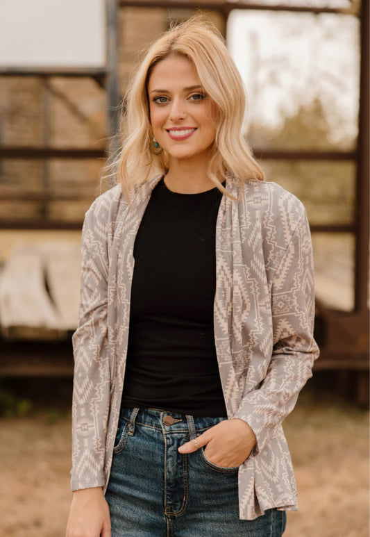 SMOKE OVER SAND CARDIGAN