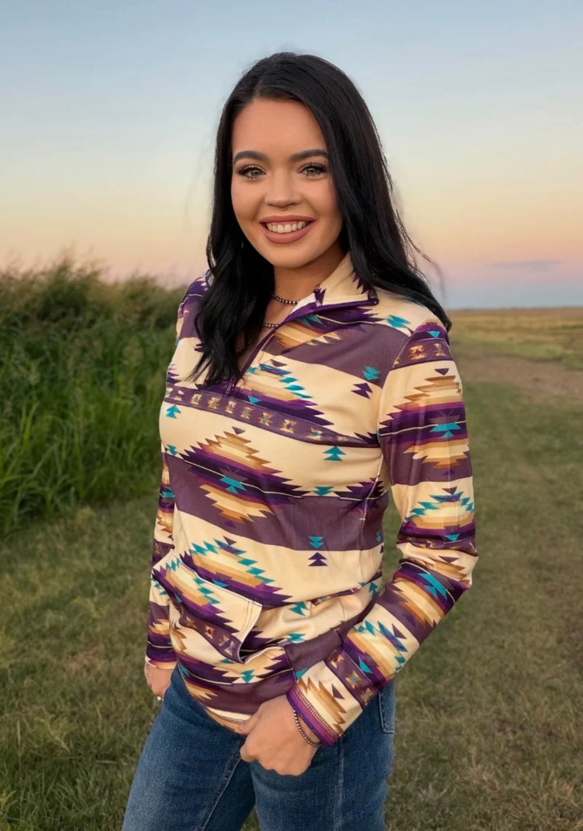 DUSTY VIOLET PULLOVER
