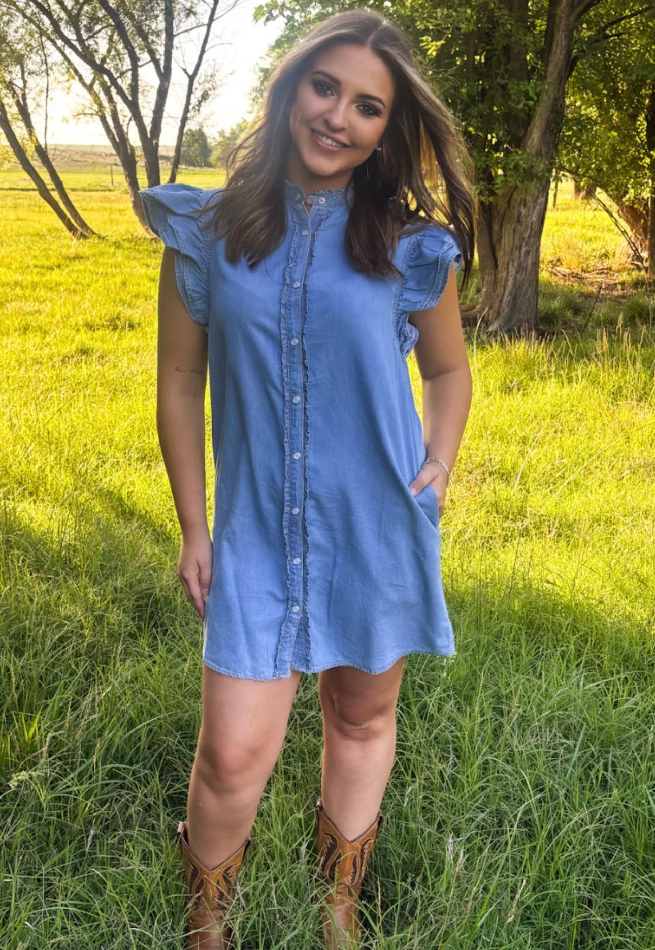 DENIM DAYS DRESS