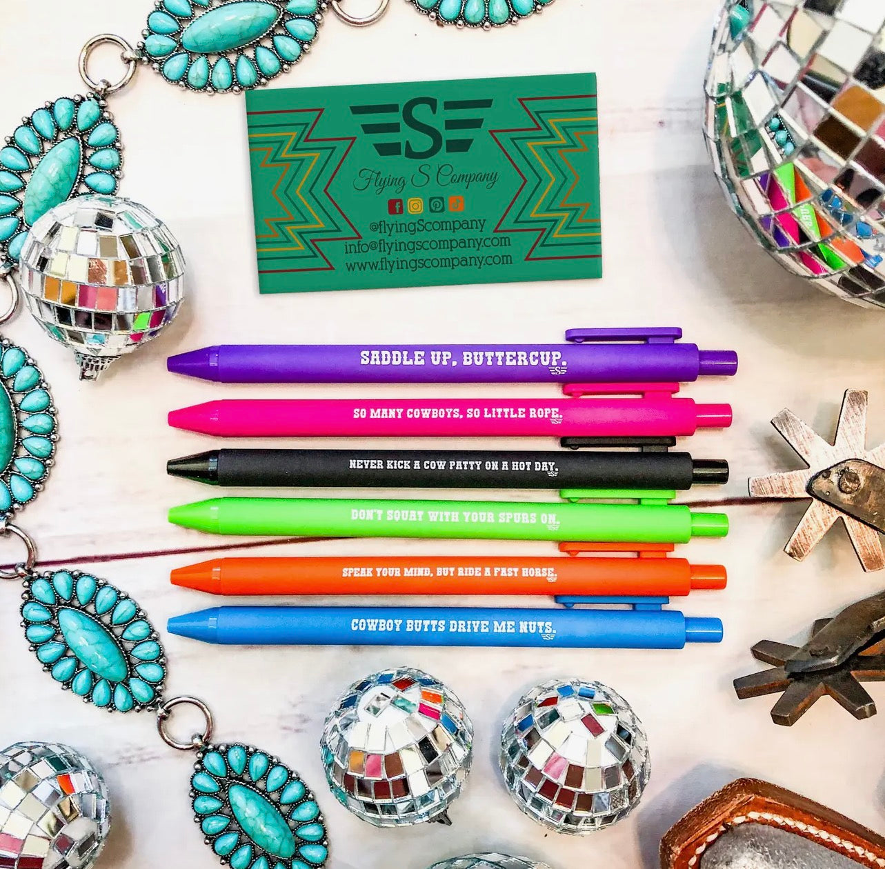 Wise A** Western Pen Set