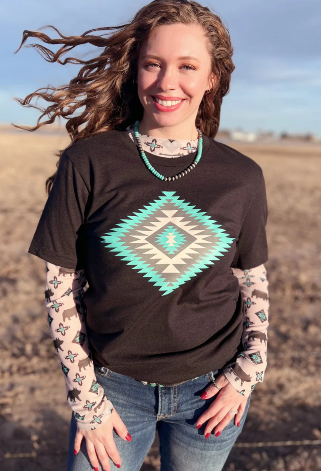 Show me your Aztec tee ** SALE was 33.00 NOW 19.00