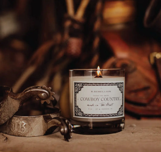 Cowboy Country Candle 8 oz.