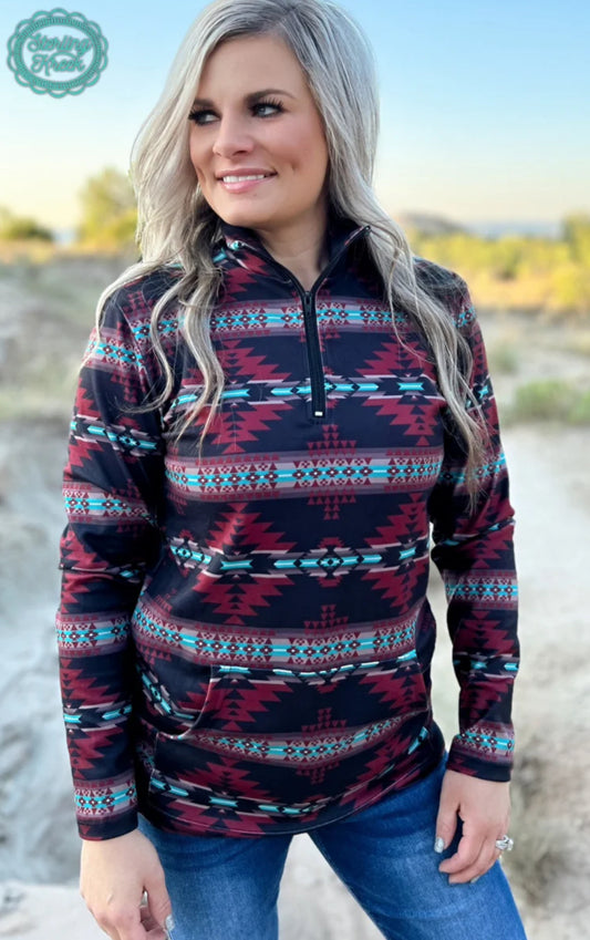 THE CRIMSON VALLEY PULLOVER