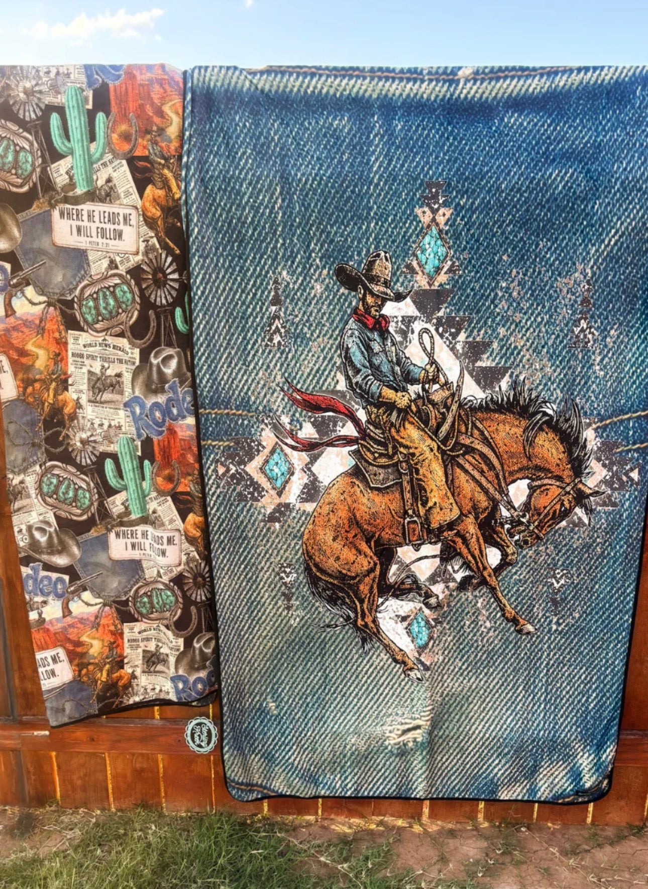 RETRO RODEO NIGHTS BLANKET