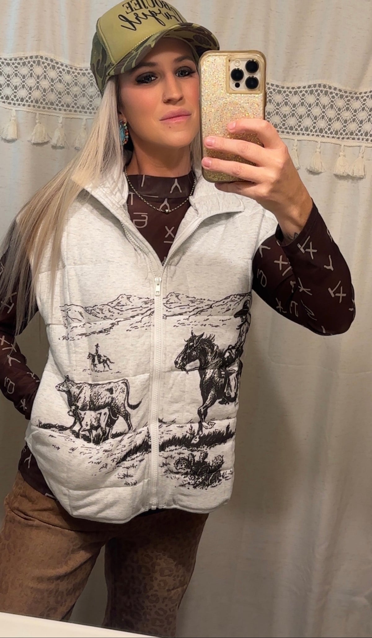 COWBOY CANVAS VEST