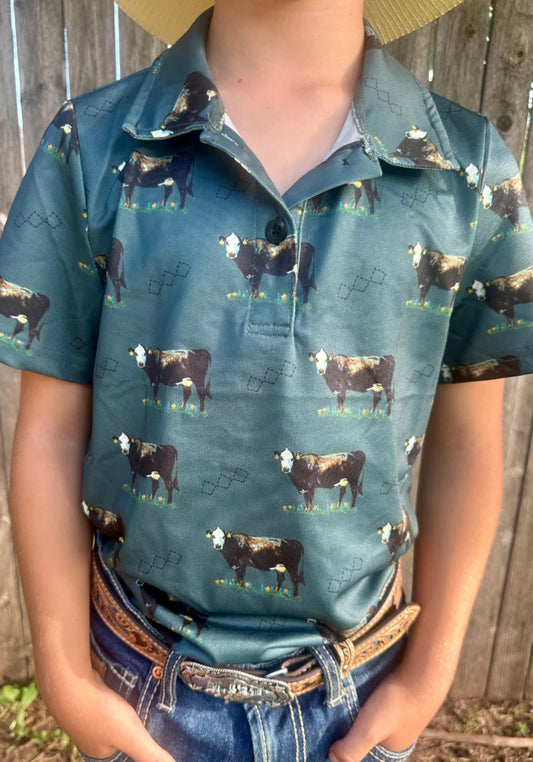 HOME IS WHERE THE HERD IS KIDS POLO