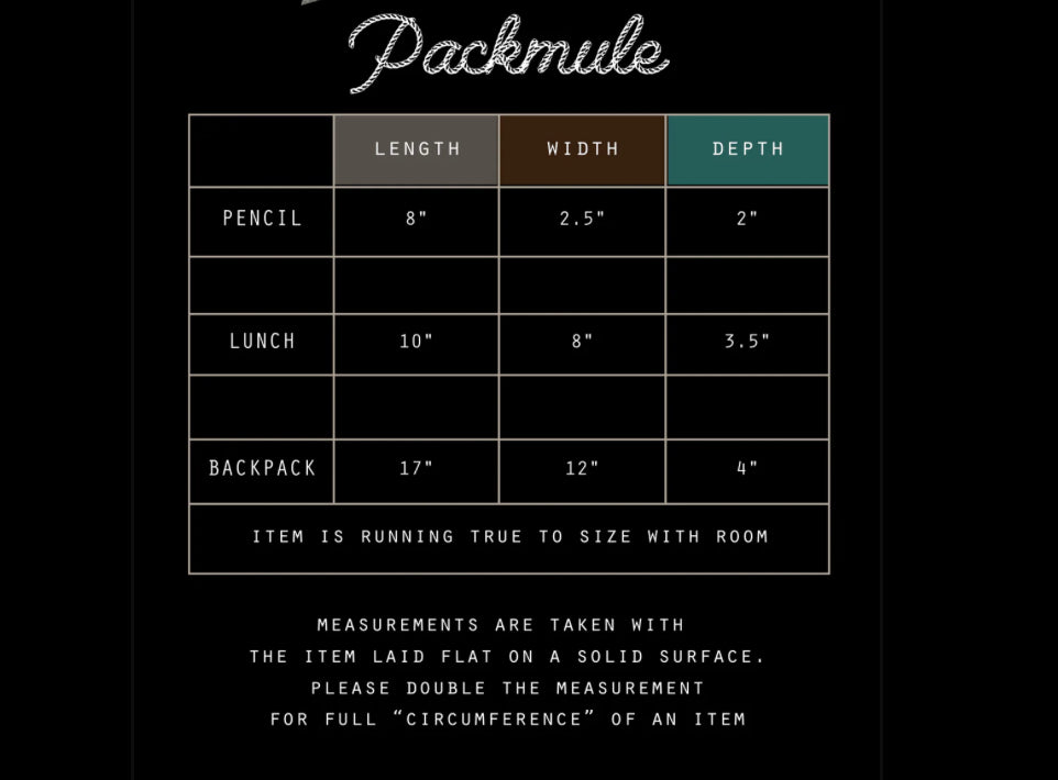 PACKMULE *DANDY DENIM (regular size)