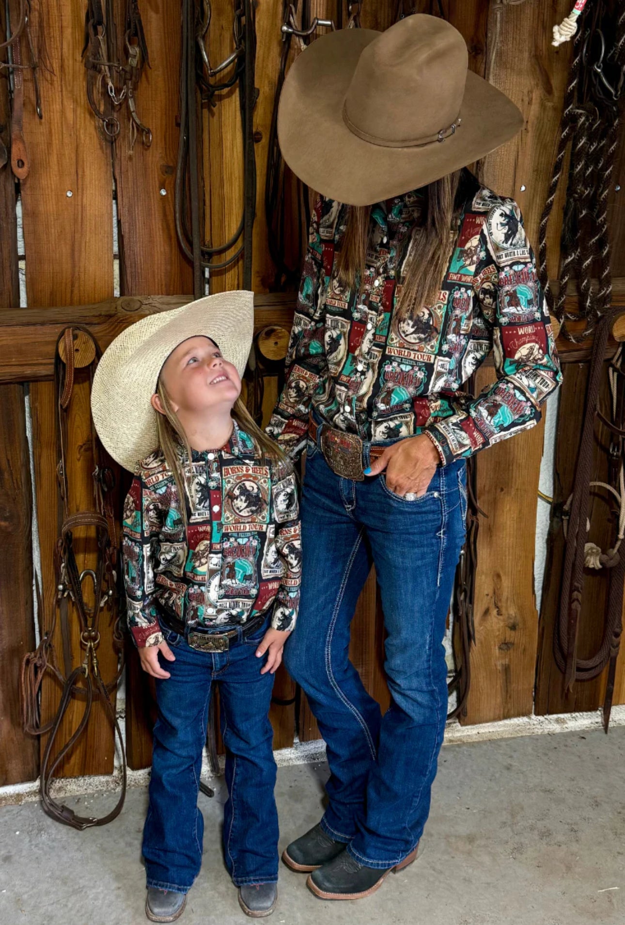 VINTAGE RODEO BUTTON UP