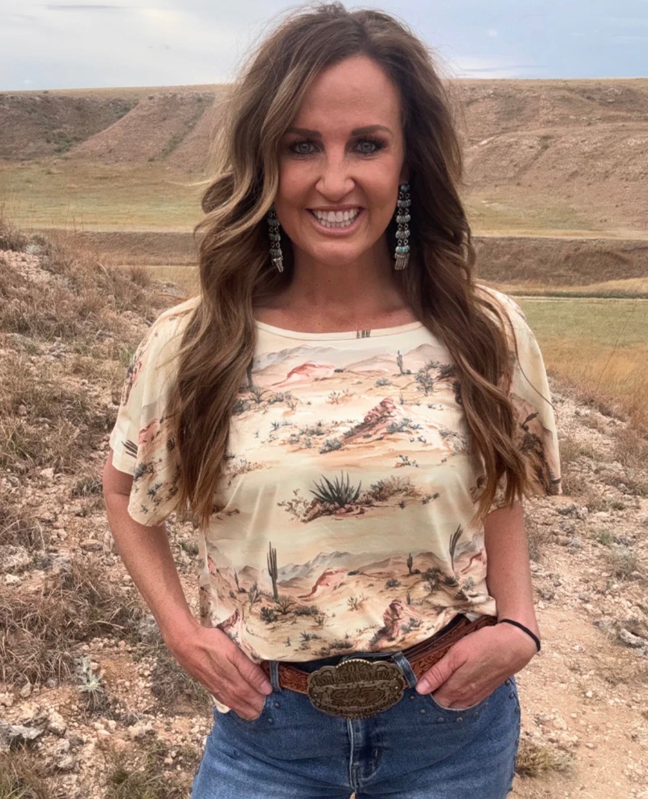 FRONTIER SANDS TOP (oversized)