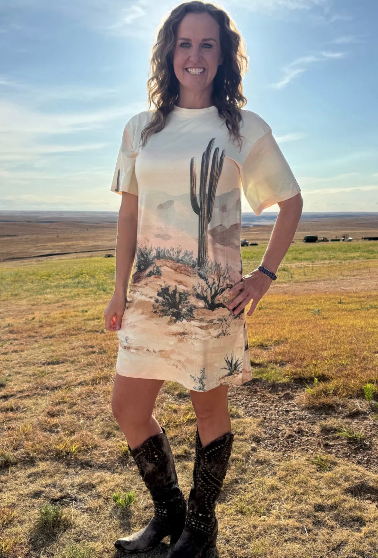 CANYON SANDS T-SHIRT DRESS