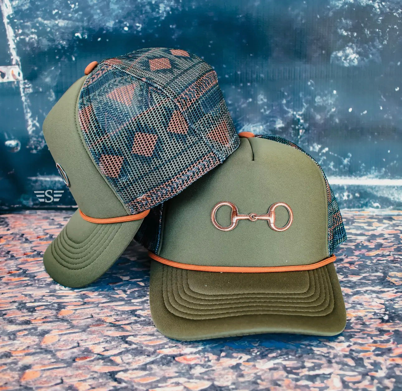 Snaffle Bit Completed Printed Mesh
Back Cap (the bit is a patch)