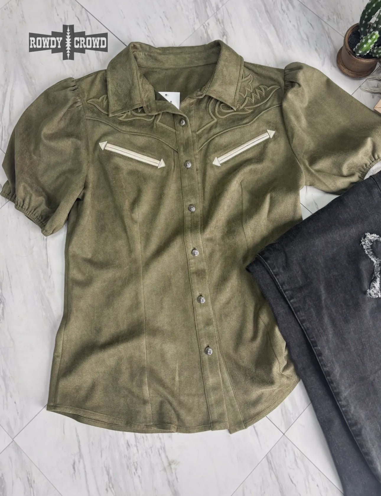 Olive- Calaboose Top
