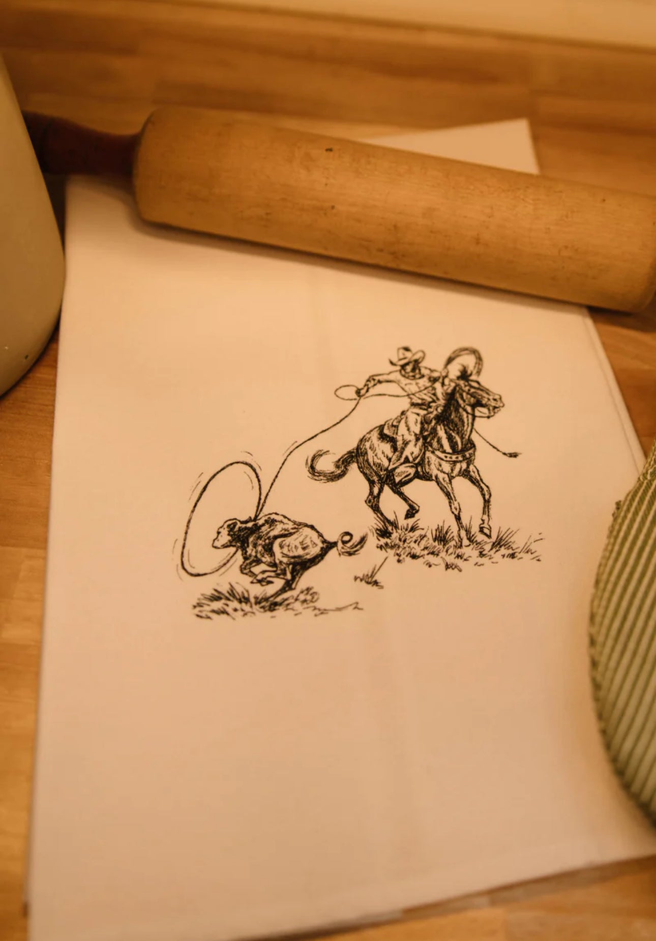 THE RANCHER COLLECTION TEA TOWELS (two towels included)