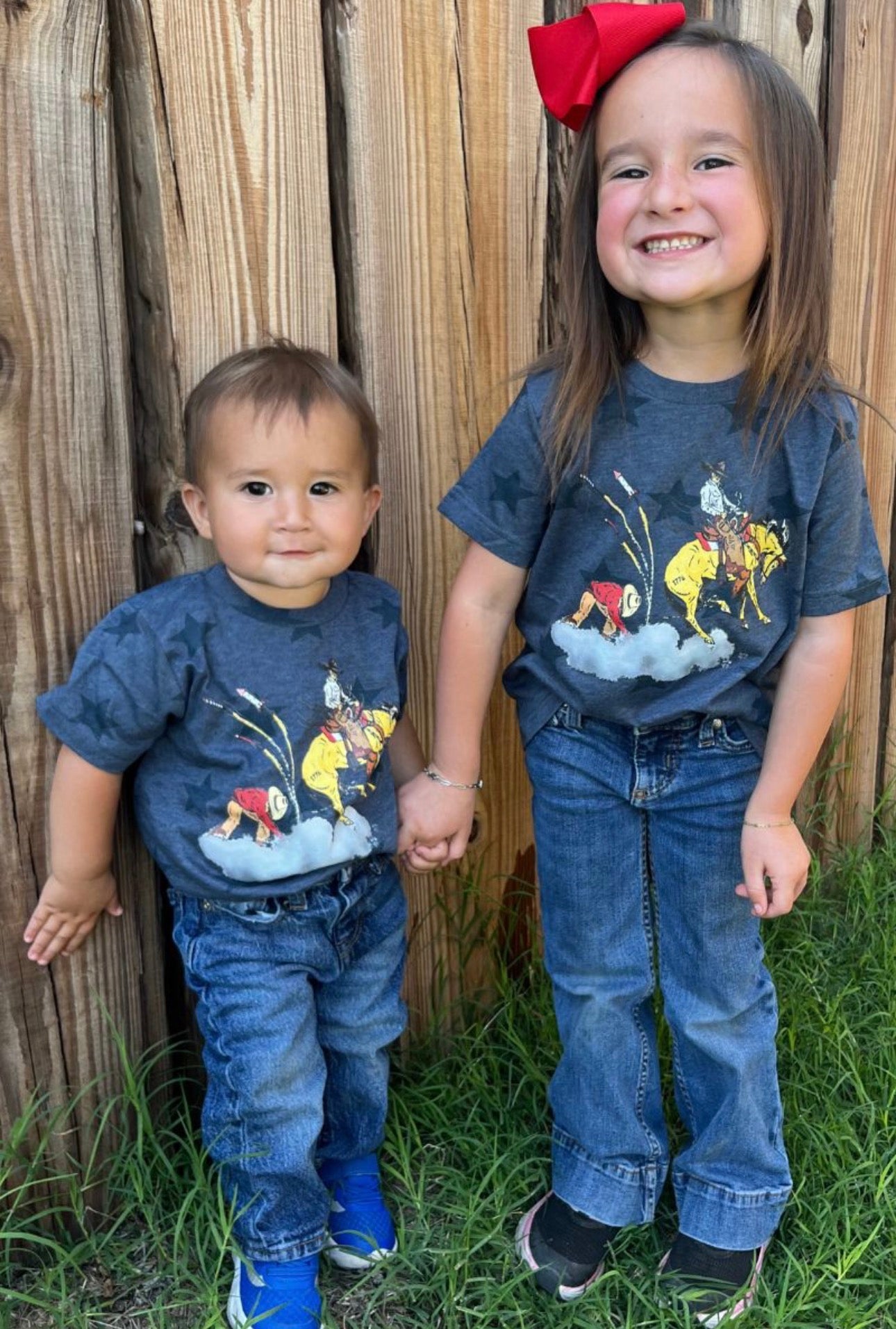 BOLD STRIPES AND BRIGHT STARS KIDS TEE