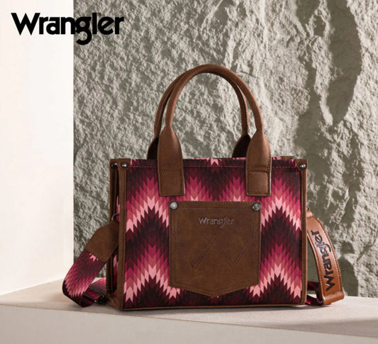 Montana West X Wrangler Tote Bag for Women Boho Aztec Shoulder Purse Top Handle Satchel Handbag.
