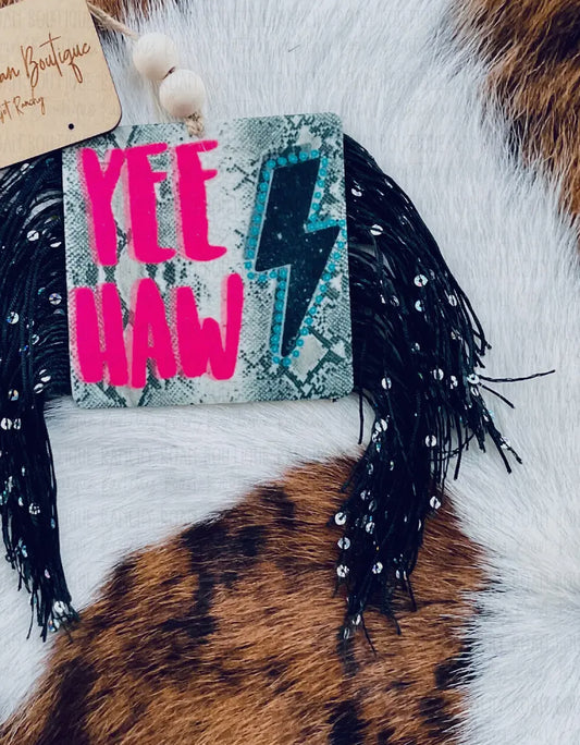 Yeehaw Fringe Freshie scent: nudie booty