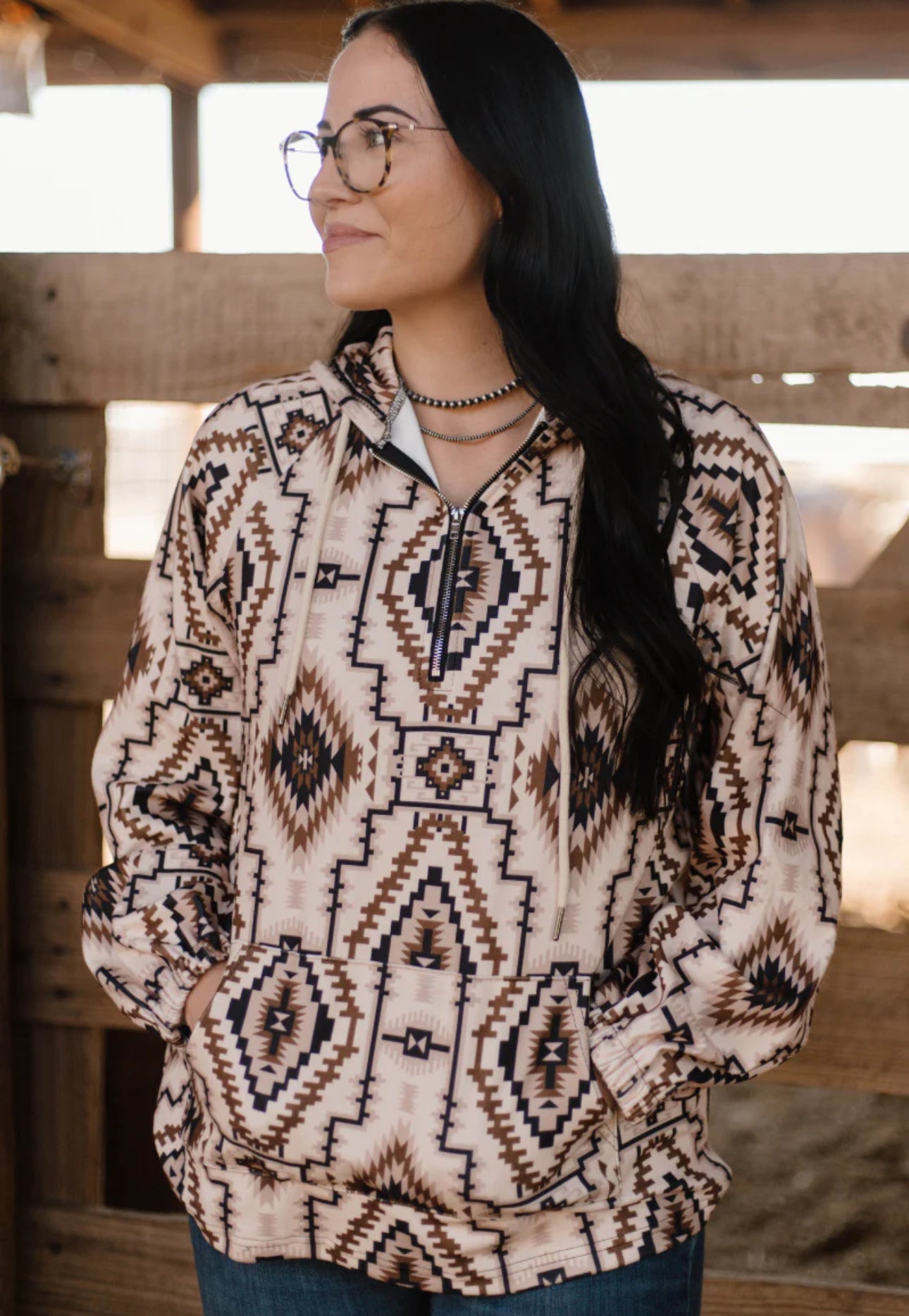 DESERT SANDS OVERSIZED PULLOVER