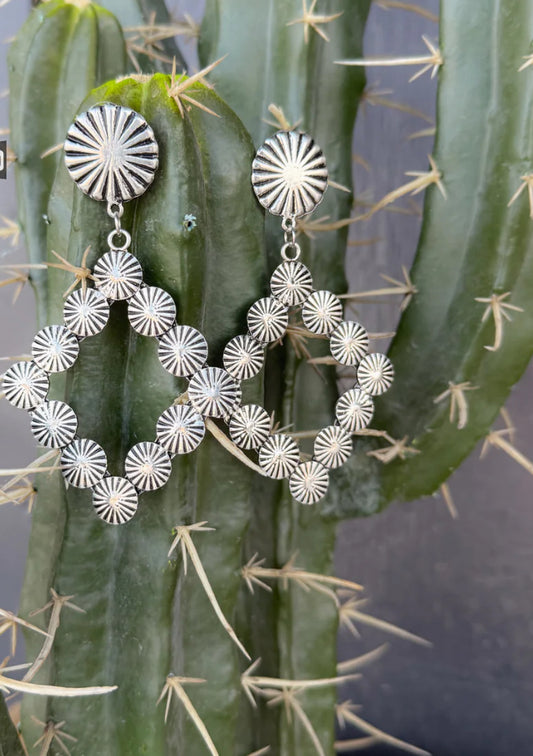 Choctaw Concho Earrings