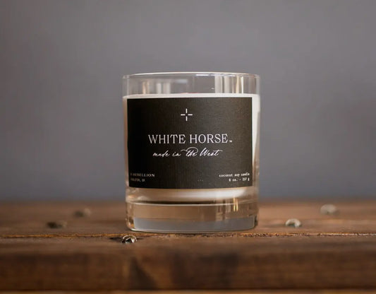 White Horse Candle 8 oz.