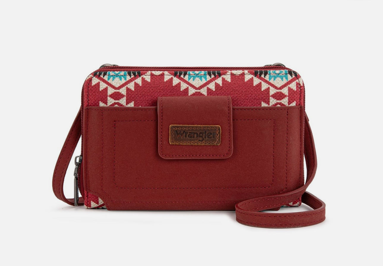Wrangler Small Crossbody Wallet for Women RFID Blocking Phone Purse