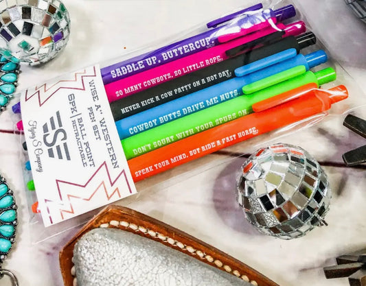 Wise A** Western Pen Set