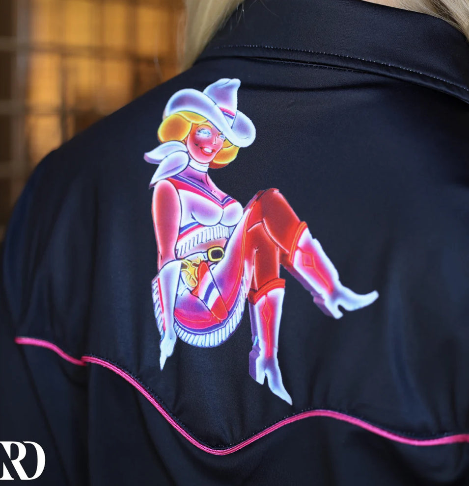 VEGAS VICKY PERFORMANCE RODEO SHIRT