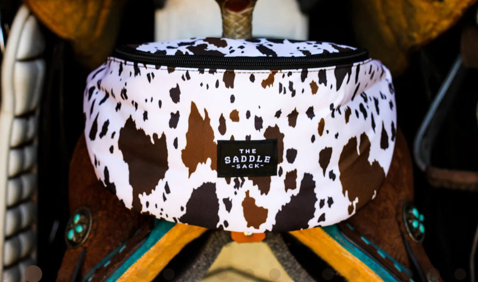 SADDLE SACK COW PRINT